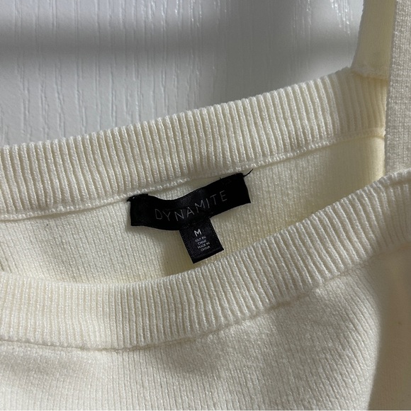 Cropped Ivory Knit Top - Picture 7 of 7